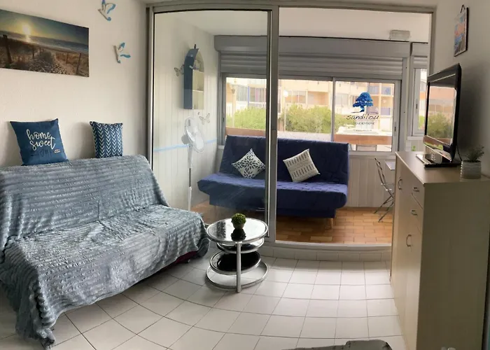 Апартаменты Bleu Riviera Lumiere, Calme Et Air Marin Пор-ла-Нувель
